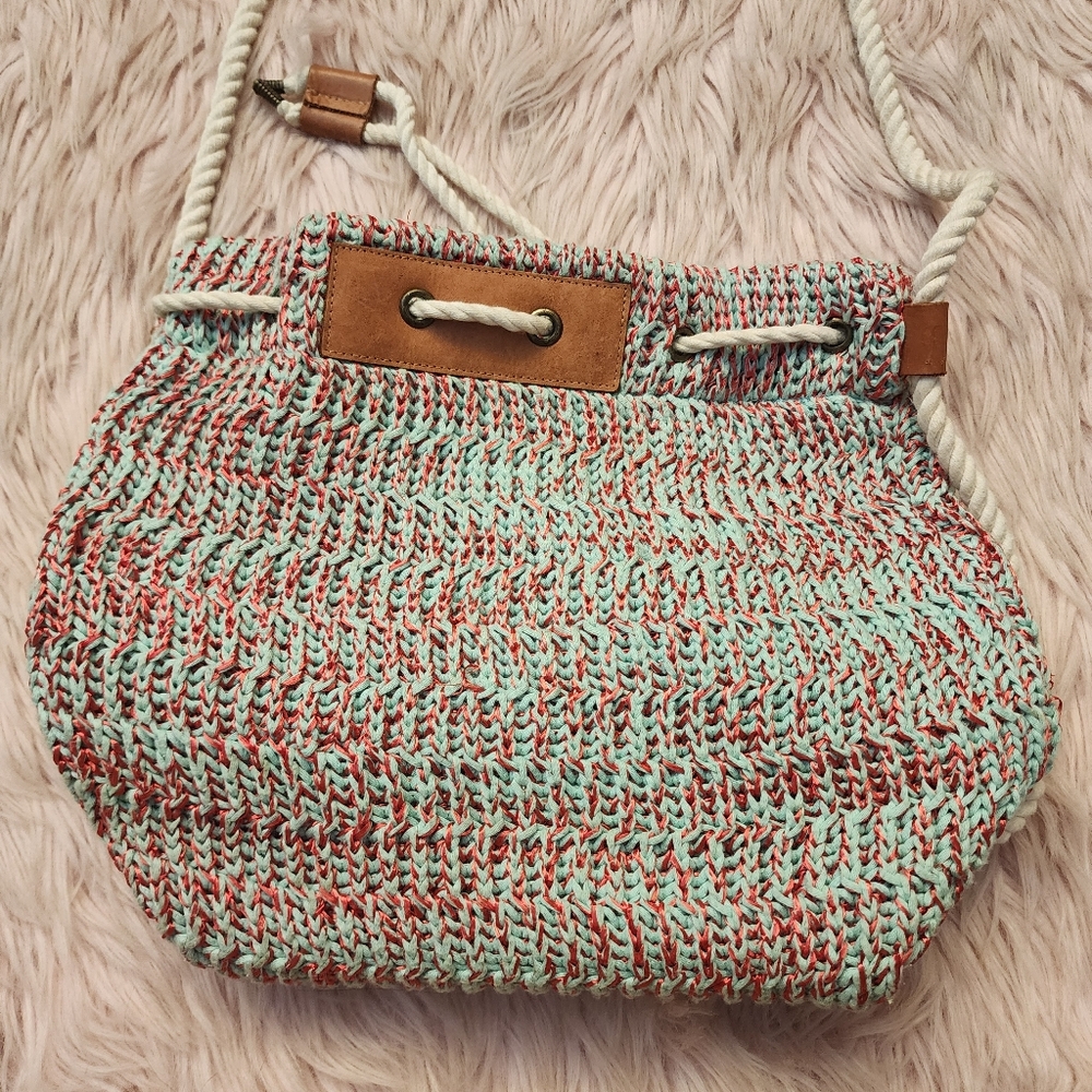 Verloop Crocheted Convertible Backpack Crossbody … - image 6